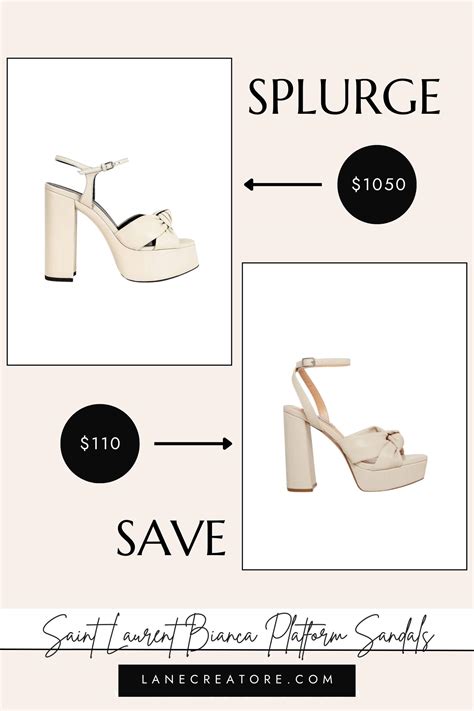 ysl bianca heels dupes|saint laurent bianca platform heels.